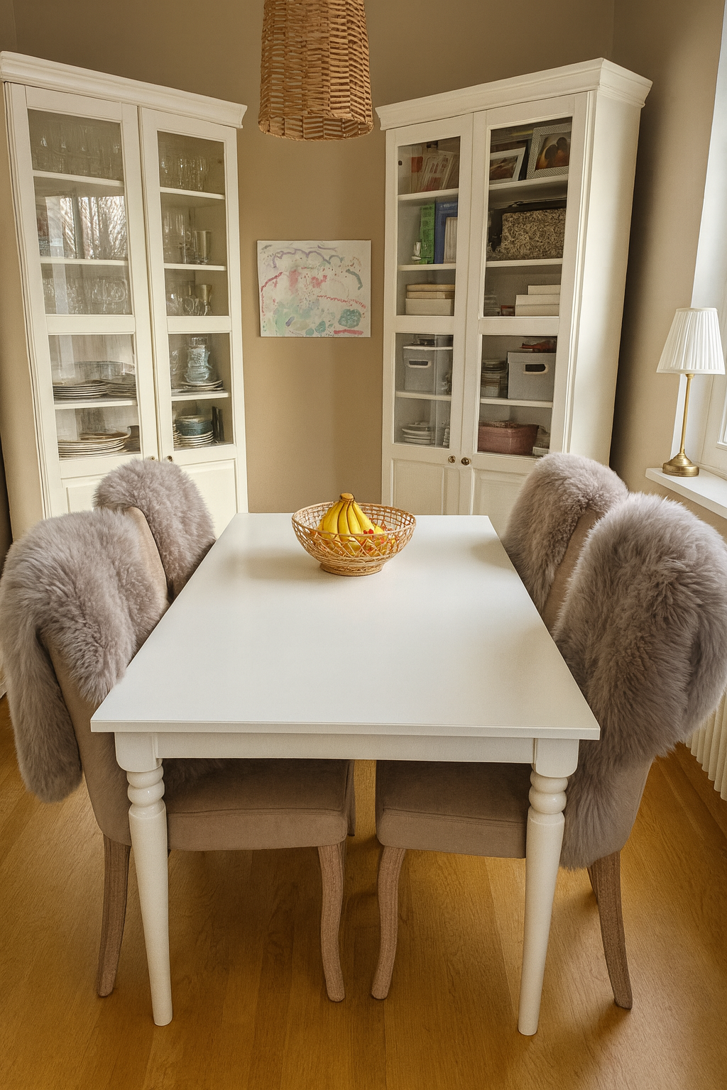 Premium Schaffell Lammfell – Taupe