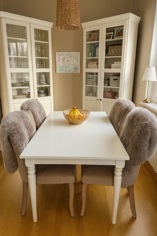 Premium Schaffell Lammfell – Taupe